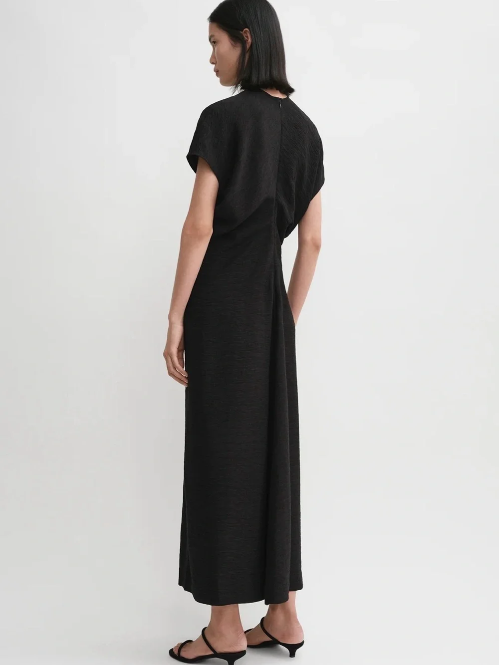 Toteme slouch waist dress black size 32. - Picture 2 of 11